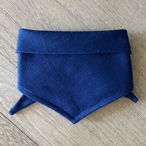 Pet Bandana! Small Dog + Cat Blue Denim Clothing